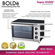 BOLDe Electric Oven 25 Liter - SUPER OVEN DIAMOND 100% Original Guarantee