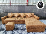 Sofa L Freedom หนังช้าง