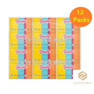 Beautex 3 Ply Pocket Tissue, 12 Packs