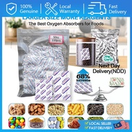 100 Bags Food Grade Oxygen Absorber 30cc/50cc Oxygen Absorber Packets Deoxidant Bag  For Long Term F