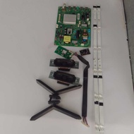 PHILIPS 32PHT6915/68 32" TV MAIN BOARD, POWER BUTTON, WIFI CARD, LVDS CABBLE, BACKLIGHT, TV STAND AN