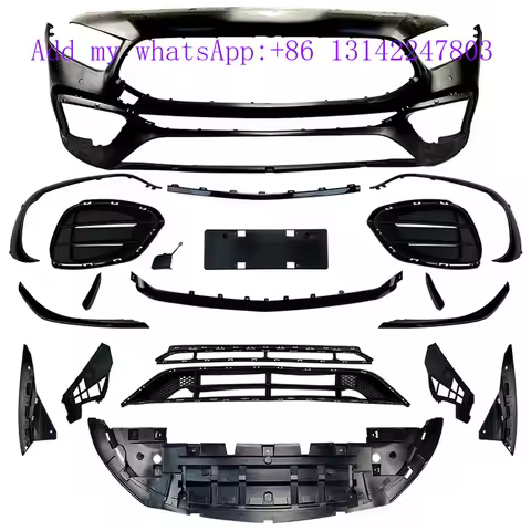 front bumper For A-Class W177 A180 A200 A220 A35 A45 assembly body kit spoiler diffuser modification