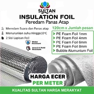 Bubble Aluminum Foil PE Foam Metalizing Foil Insulation Roof Heat Insulation Aluminum Roof DKM+ Reta