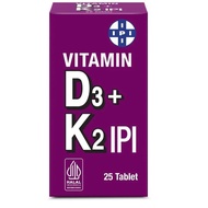 VITAMIN IPI D3 + K2 25 tablet IPI D 3 K 2 BONES AND BODY RESISTANCE