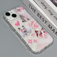 [ส่วนลด]ใหม่เคสโทรศัพท์ใสแมวน่ารักของญี่ปุ่นและเกาหลีเคส ไอโฟน 11 For iPhone12 13 14 15Pro MAX X XS XR XS 7 8Plus SE2020