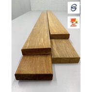 Chengal Solid Kayu 1" x 3" x 6 ft (E4E Rounded) - Ketam
