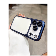 全城熱賣 - 高級電鍍PC超薄磨砂適用iphone17pro殼新款蘋果17promax保護套16pro簡約高級感15pm帶鏡頭膜防摔硬殼輕奢iPhone 12 Pro奢華【藍色】PC電鍍磨砂殼 | 自