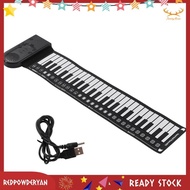 [Stock] Keyboard Piano Roll Up Electric Piano for Beginners Foldable 49 Keys Electronic Piano Durable Easy Install