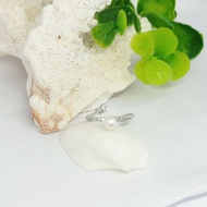 C7 Certified Freshwater Pearl Rings LOMBOK Genuine Rings Girls Rings RHODIUM SILVER Rings Unique Rin