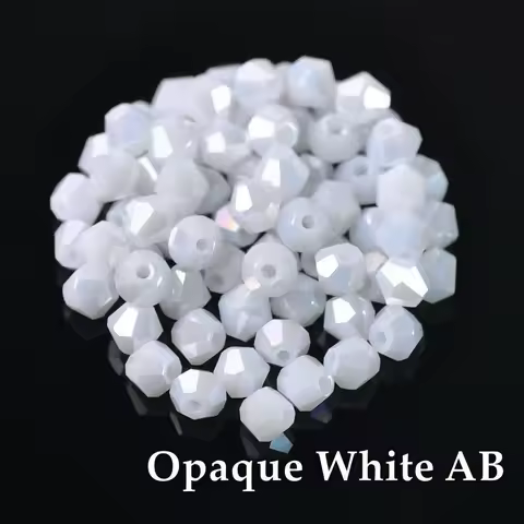 300pcs Exquisite 4mm Bicone Loose glass Beads For Jewelry Making Accessories Beads & Bead Assortment