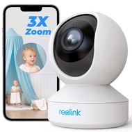 Indoor Security Camera, Reolink 5MP Super HD Plug-in WiFi Camera with Pan Tilt Zoom/ Motion Alerts, 