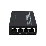 Fiber Converter 100/1000Mbps 4RJ45 2F4E 3F2E 3F3E Ethernet Switch Optical Media Converter