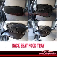 Folding Auto Cup Holder Car Back Seat Table Drink Food Tray Auto Travel Desk wira waja bezza axia sa
