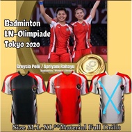 INDONESIA OLYMPIC JAPAN VERSION Badminton Shirt