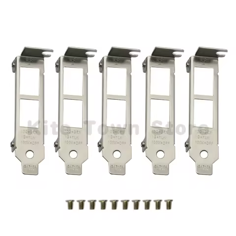 5pcs New Metal Low Profile Bracket for Intel X540-T2 X710-T2L X710AT2 Network Card