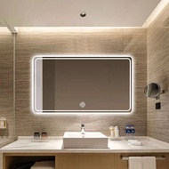 LED Definition Wall Mounted Mirror  Led Tricolor Lighting Mirror  Bathroom Dressing Mirror  Bathroom