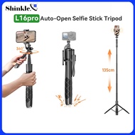 Shinkle L16Pro Auto Open Tripod Selfie Stick Tripod Phone Tripod Bluetooth Remote For Phone/Gopro/Ca