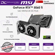 MSI GeForce RTX 5060 Ti 16G VENTUS 2X OC PLUS 16GB Graphics Card