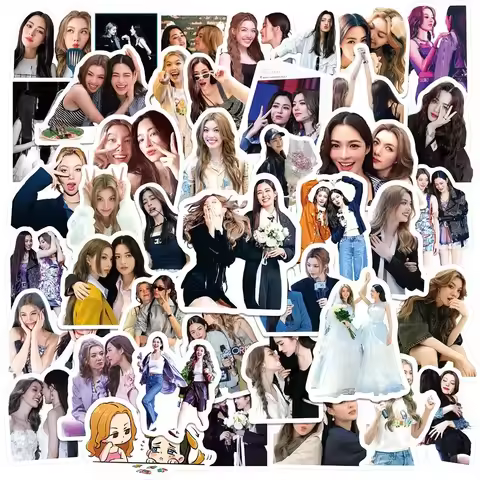 56PC/SET Thai Female Star Lingorm Fayeyoko Freenbecky Ling Faye Orm TV The Secret of Us The Blank Fr