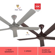 KDK 5 Blades K14PH-PBR K14YZ K14RH-EY  Ceiling Fan with K14PHPBR Remote Control K14YZPBR K14RHPBR (1