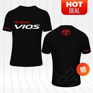 Toyota Vios New Logo T Shirt Cotton Short Sleeve Ready Stock