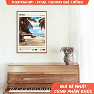 Wall paintings, Oil Paint, Haiti Wall Art, Haiti Poster, Haiti Photo, Haiti Wall Decor, Haiti Beach,