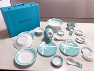 蒂芙尼Tiffany餐具28件套皮盒！超級推薦！自用款！