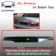 PROTON WIRA SALOON SEDAN OE SPOILER ITIK FULL FITING /HIGH QUALITY PRODUCT (UNPAINT/WITH PAINT-PIANO