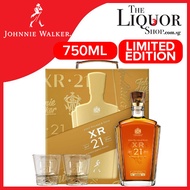 Johnnie Walker XR 21 Festive Pack 2025 with 2 Glasses