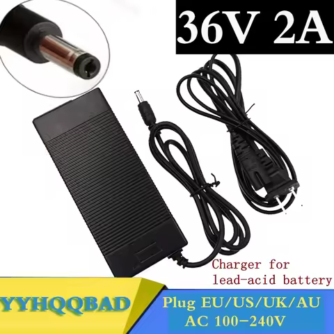 36V 2A lead acid battery charger electric scooter e-bike wheelchair Charger lead-acid battery DC5525