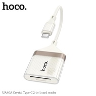 Hoco UA40A 2-in-1 card reader from Type-C to SD/TF