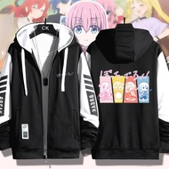 NS1 BOCCHI THE ROCK Gotoh Hitori anime zipper Hoodie coat jacket Unisex Top SN1