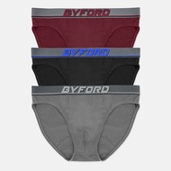 Byford 3pcs Men Hipster Briefs Cotton Elastane Inventive BMB389011