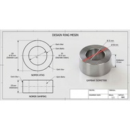 Custom lathe Ring