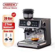 HiBREW Dual Boiler System Barista Pro 20Bar Bean to Espresso Cafetera Coffee Machine with Full Kit for Cafe Hotel Restaurant H7A