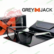 Kacamata Pria hitam Polarized Grey Jack Magnesium Kacamata Original