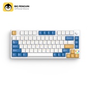Hello Ganss HS75T Hotswap RGB Bluetooth Keyboard Thai Hotswap คีย์บอร์ดไร้สายภาษาไทยขนาด Mechanical 