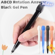 HILDAR Rotation Answer Gel Pen, Creative Stationery Writing Tools Black Ink Gel Pen, Creative 0.5mm 