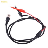 Picbliss Double Hook Clip Minigrabbers Test Cord Oscilloscope Probes Length 110cm 3 61feet