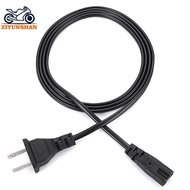 ziyunshan EU Power Cable 2pin IEC320 C7 US Power Extension Cord For Dell Laptop Charger Canon Epson 