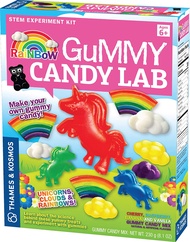 Kỳ lân Mây & Cầu vồng! Bộ thử nghiệm Sweet Science STEM Tự làm Kẹo Gummy Thames & Kosmos Rainbow Gum