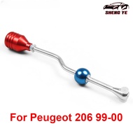 Racing Short Throw Shifter M10*1.25 With Gear Shift knob For Peugeot 206 99-00 Steel Short Shifter