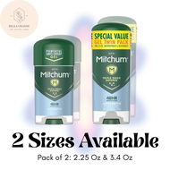 Mitchum Antiperspirant Deodorant Stick for Men, Triple Odor Defense Gel, 48 Hr Protection, Unscented, 2.25 Oz/3.4 Oz