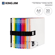 KING JIM "TEFRENU" Ring Note 9856GSV A4 | 30 Holes