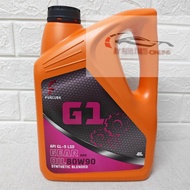 100% Original Gear Oil Fuelube Manual Car Synthetic Blended 80W90 GL5 LSD 4Liter / Minyak Manua Kere