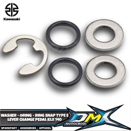 WASHER O-RING & SNAPRing Ring ORIGINAL KLX 140 PRESNELENG PEDAL BUTTONOring kawasaki