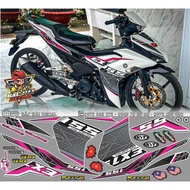 Exciter 155 Removable Sticker Exciter 155 Car Sticker White Pink Model Mixed Colors 3-Layer Decal