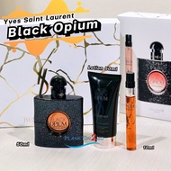 YSL Yves Saint Laurent Black Opium Eau de Parfum 50+10ml+body Lotion 50ml  อีฟแซงต์ โรลองต์ น้ำหอมสำ
