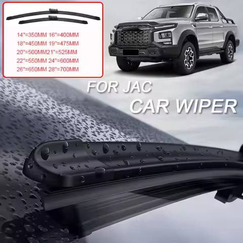 2PCS Car Blade Windshield Rubber Wiper For JAC E10X E30X J7 JS8 X8 PLUS Sei4 Pro JS4 Sei6 Pro JS6 Se