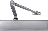 Heavy Duty Commercial Door Closer - CLG HARDWARE DC8016 (US26D Aluminum Finish)- Surface Mounted, Gr